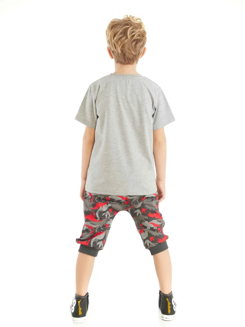 MSHB&G Triceratops Boy T-shirt&Harem Pants Set